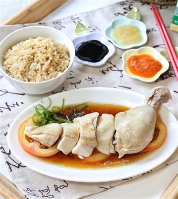   Hainanese Kyllingris: En Krämiga Kokosdröm Möter Pikant Szechuan Krydda!