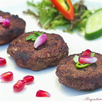  Chapli Kebab: En explosiv blandning av kryddade köttfärsbollar och saftig glöd!