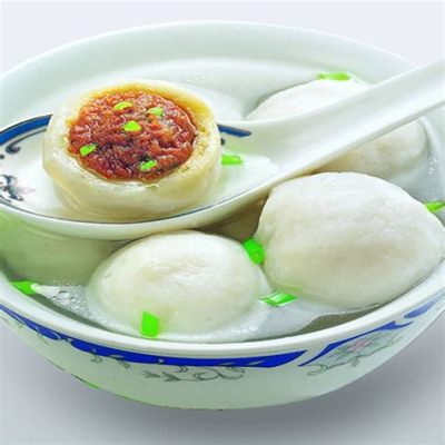  Fuzhou Fish Balls - En Mjuk och Savory Umami-Upplevelse Med Sält Sprödhet!